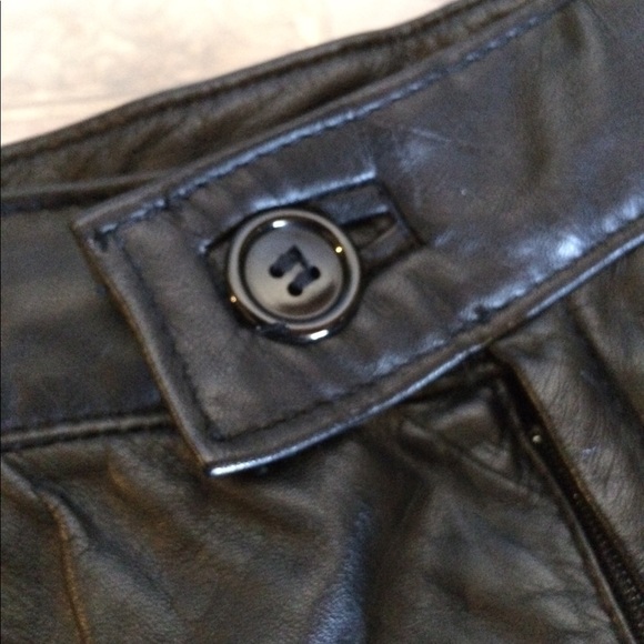 J. Percy for Marvin Richards Leather Skirt 8 (4) - Picture 3 of 11
